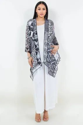 Butterfly Jacket - 5974 Black and White,Women Wear