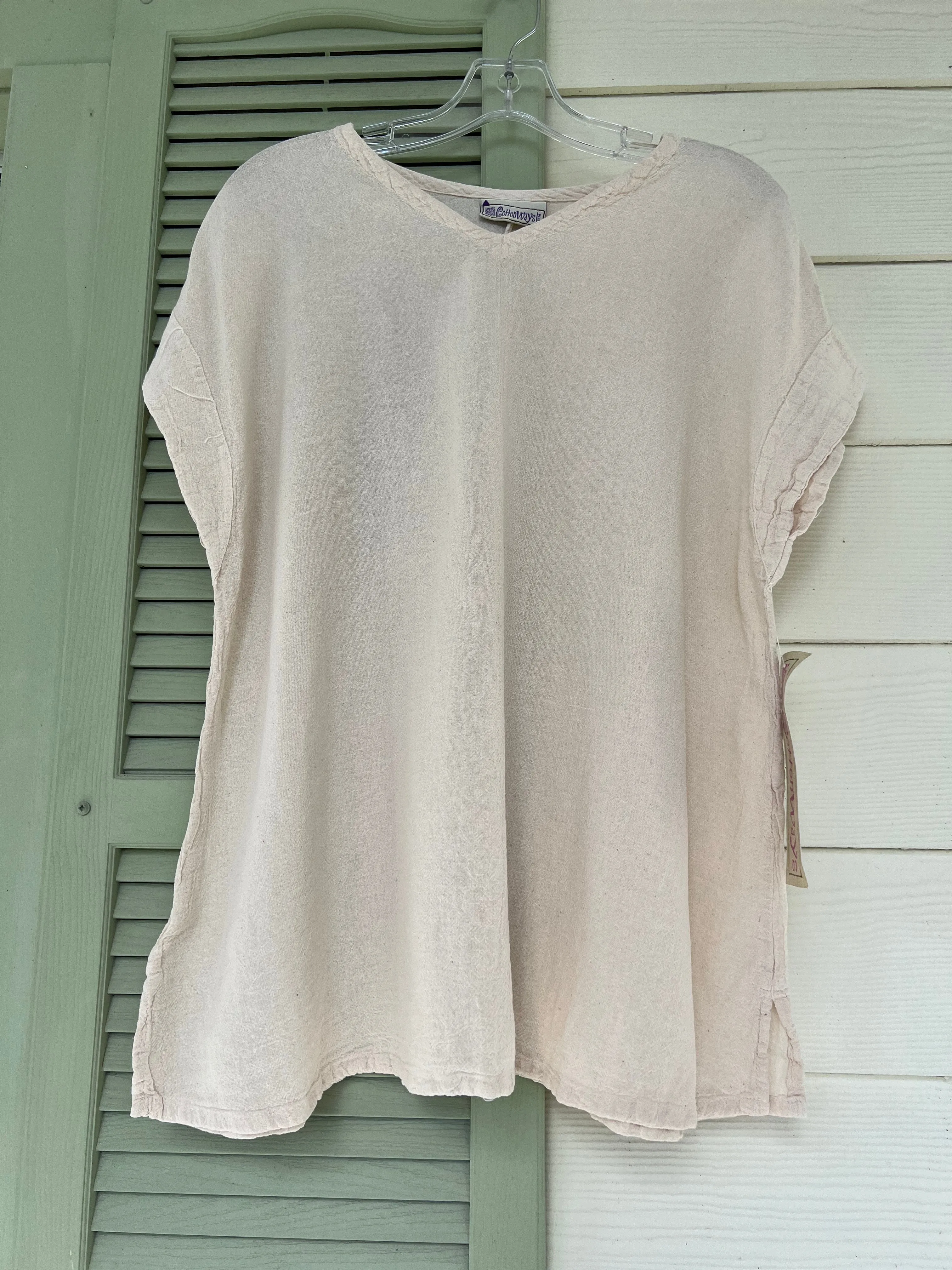 Carla 100% Cotton Gauze Top in OSFM,Women Wear