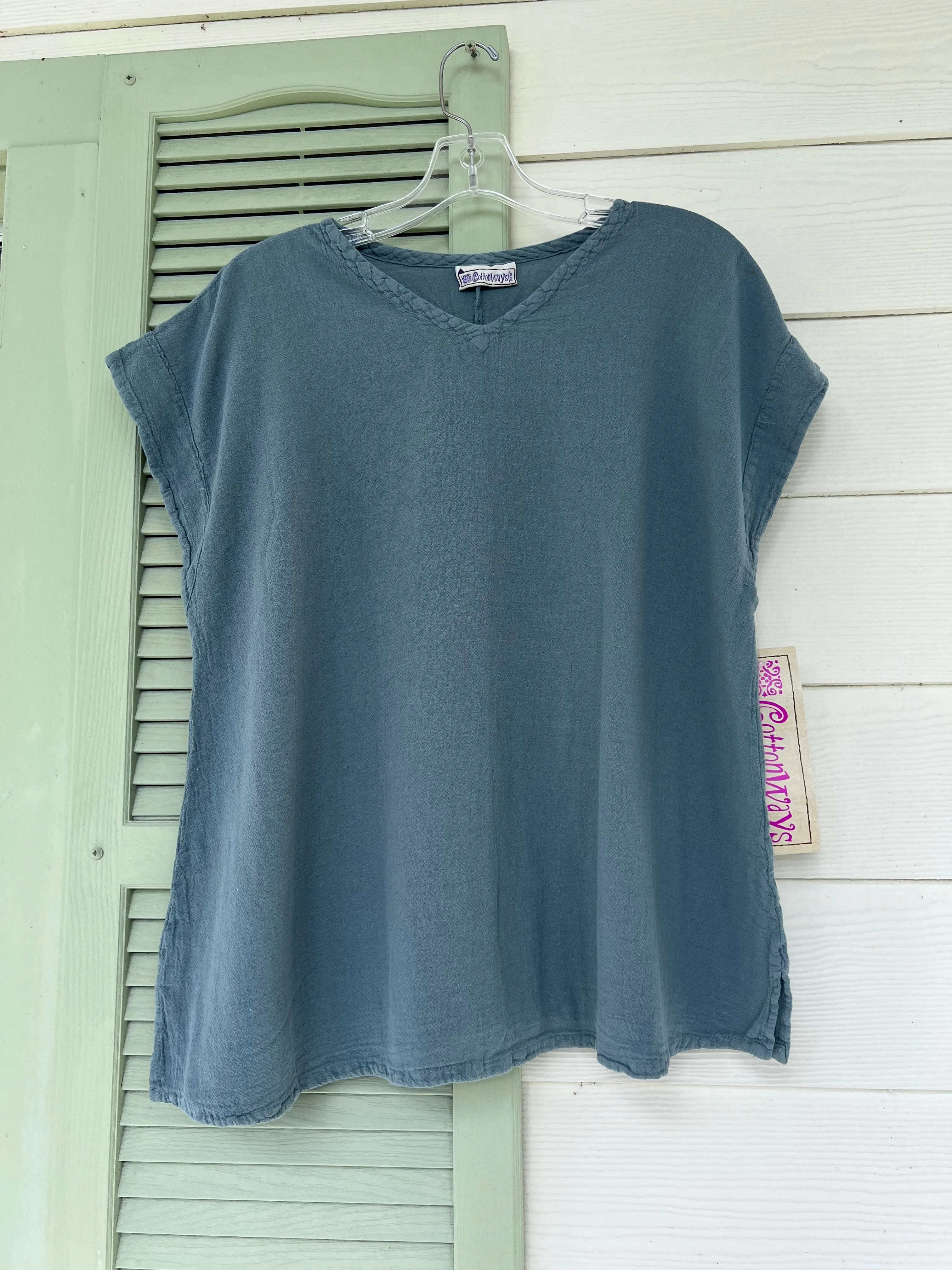 Carla 100% Cotton Gauze Top in OSFM,Women Wear