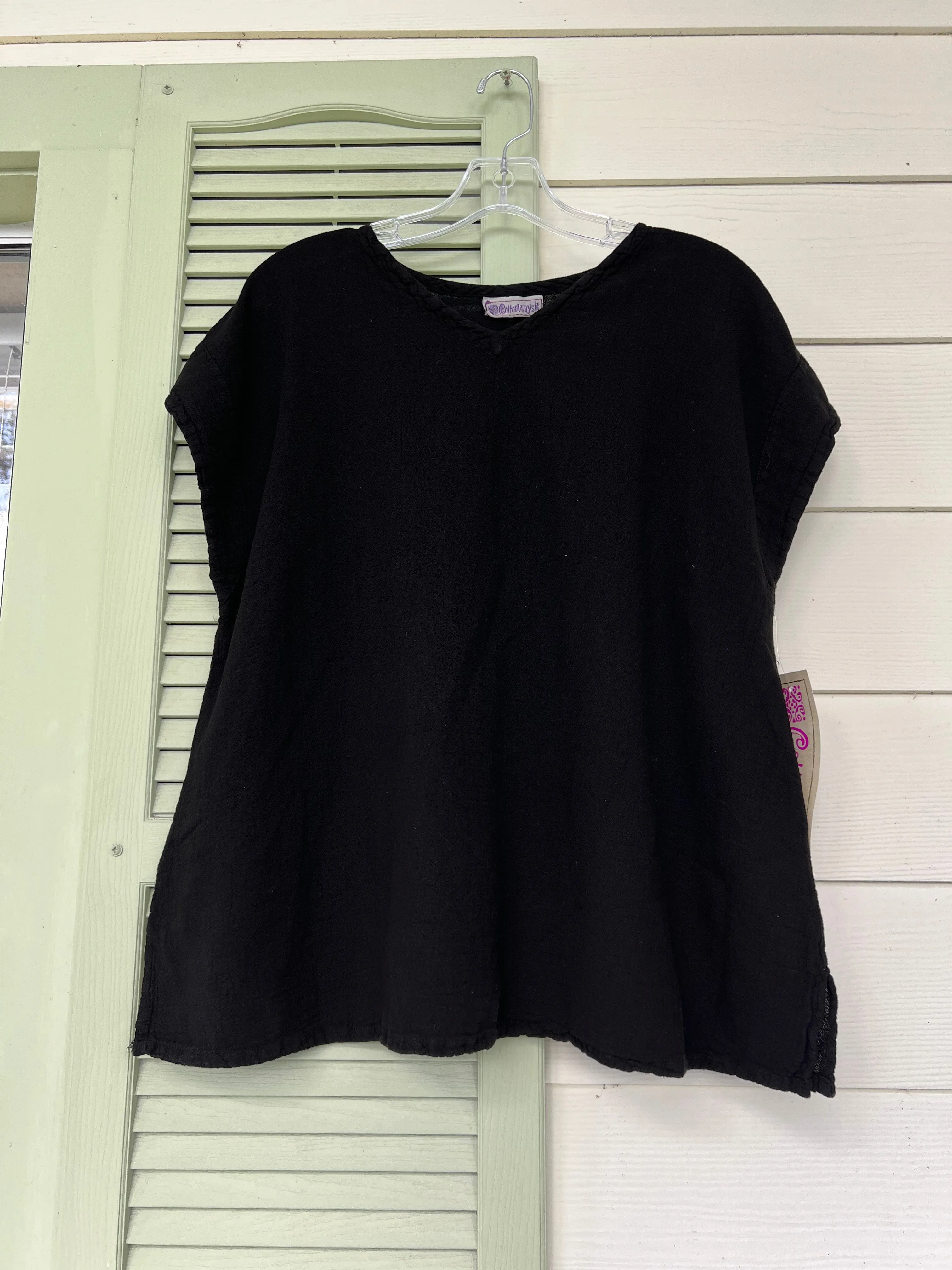Carla 100% Cotton Gauze Top in OSFM,Women Wear