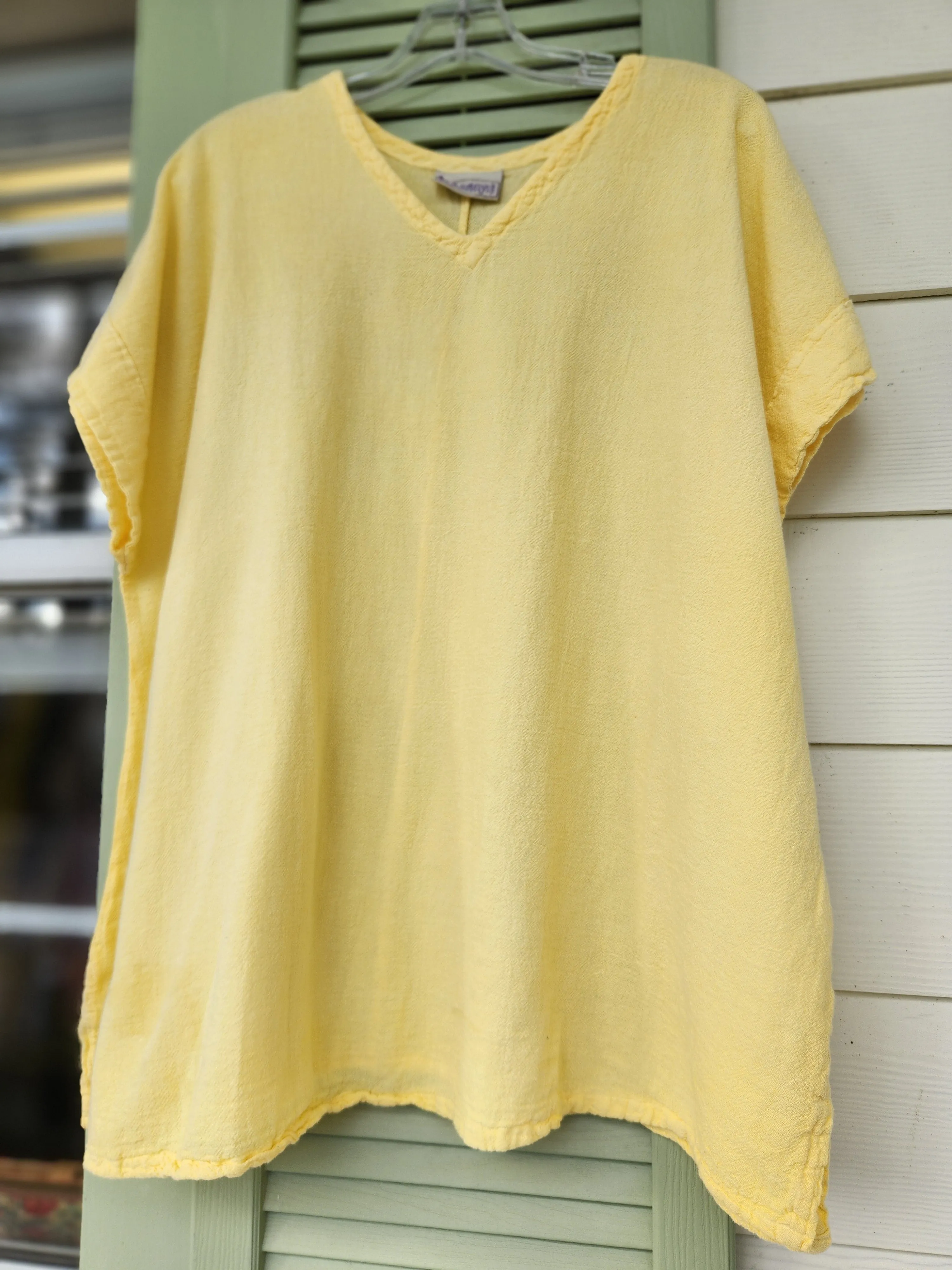 Carla 100% Cotton Gauze Top in OSFM,Women Wear