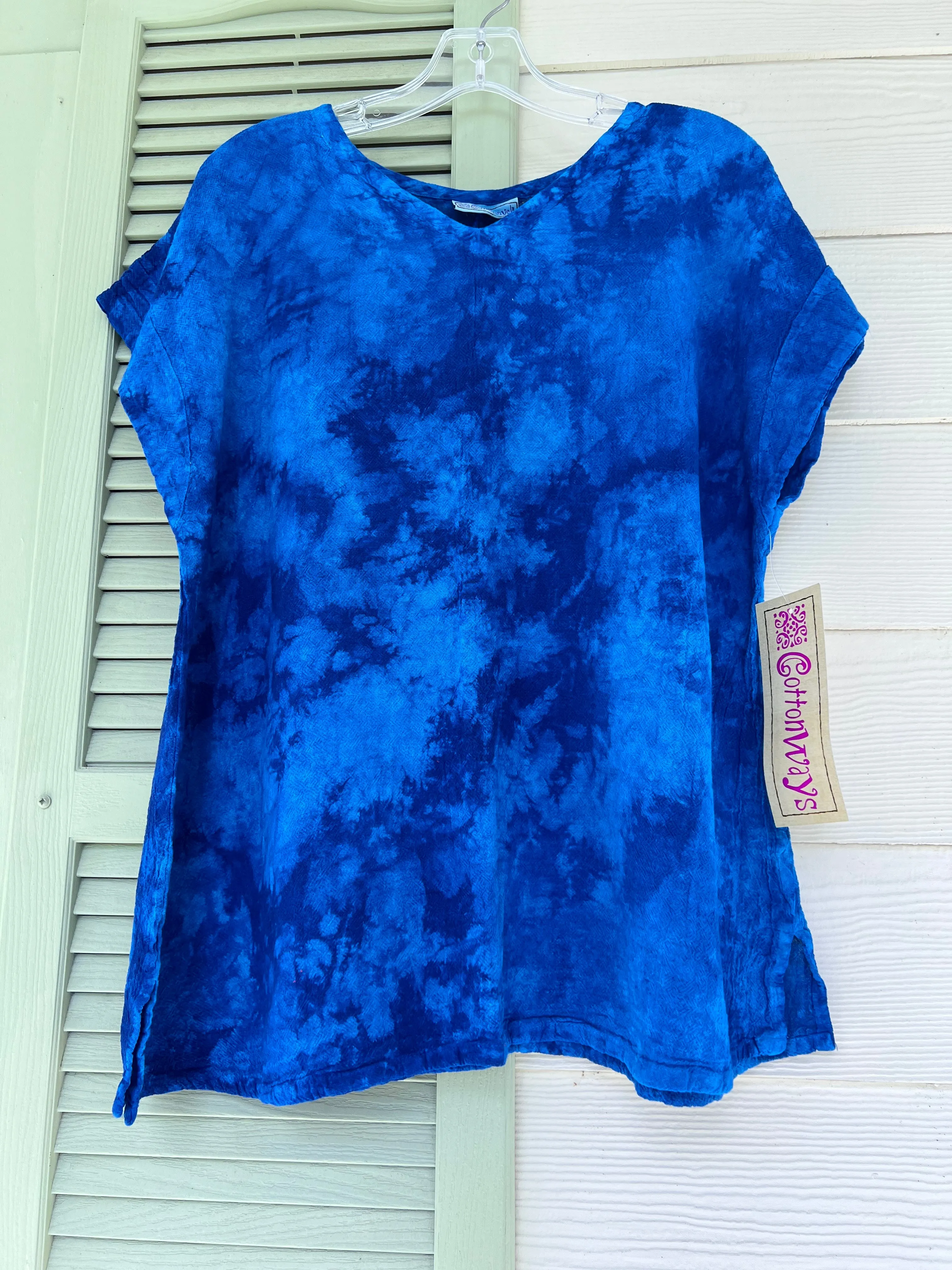Carla 100% Cotton Gauze Top in OSFM,Women Wear