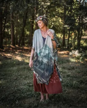 Castles In The Air Bohemian Bamboo Starduster Kimono,Women Wear