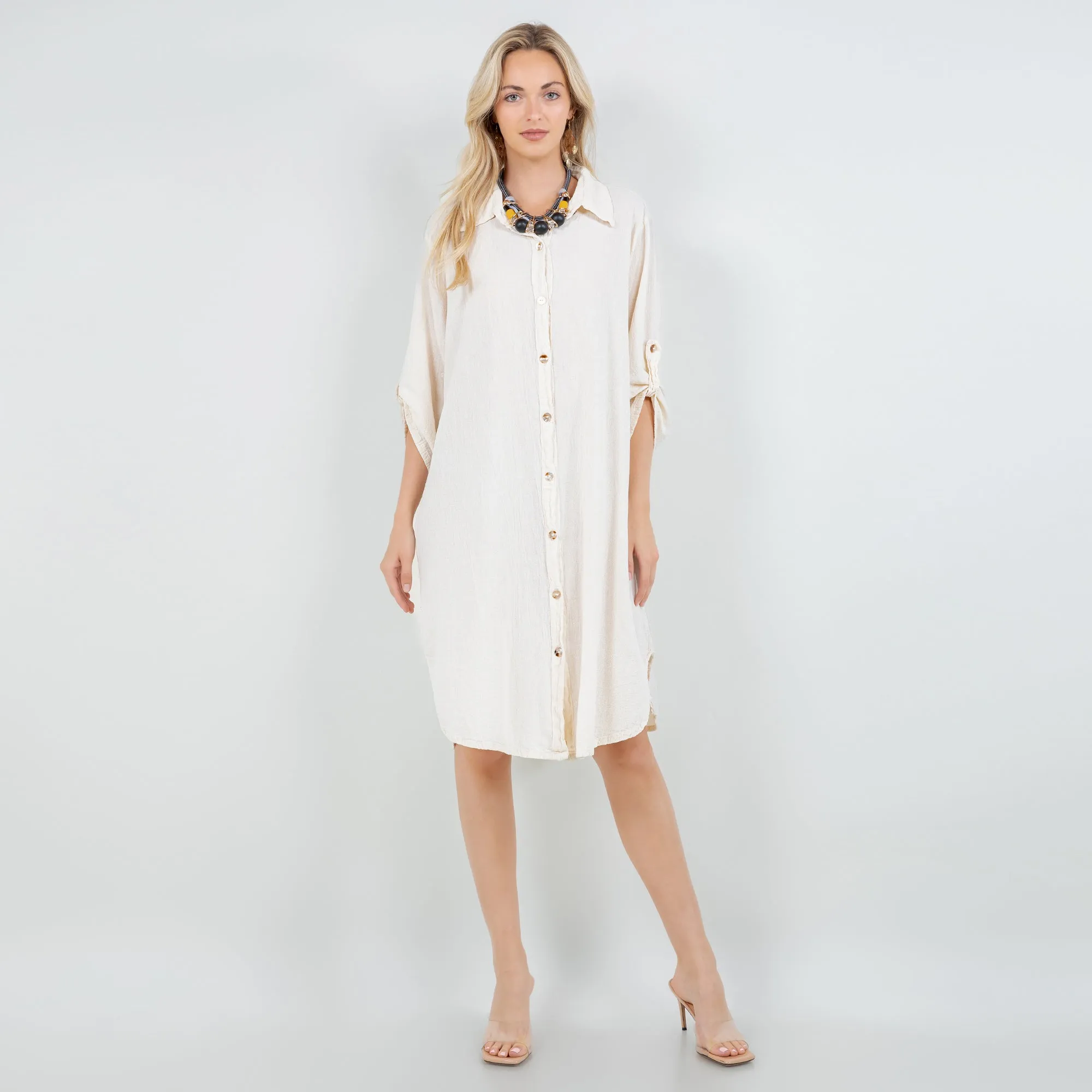 Chris Tunic - 100% Cotton Gauze,Women Wear