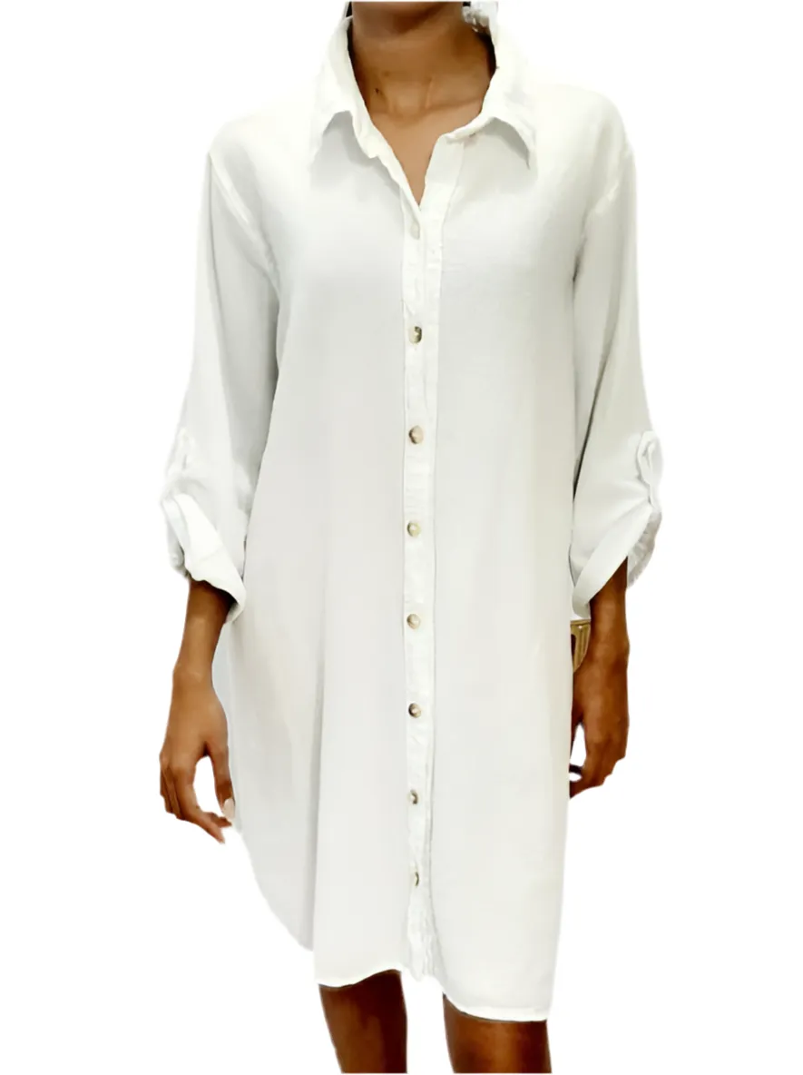 Chris Tunic - 100% Cotton Gauze,Women Wear