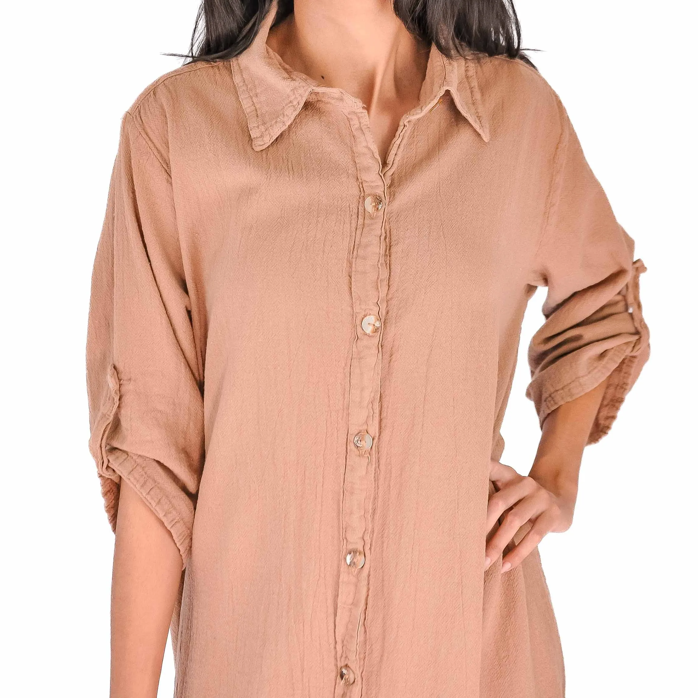 Chris Tunic - 100% Cotton Gauze,Women Wear