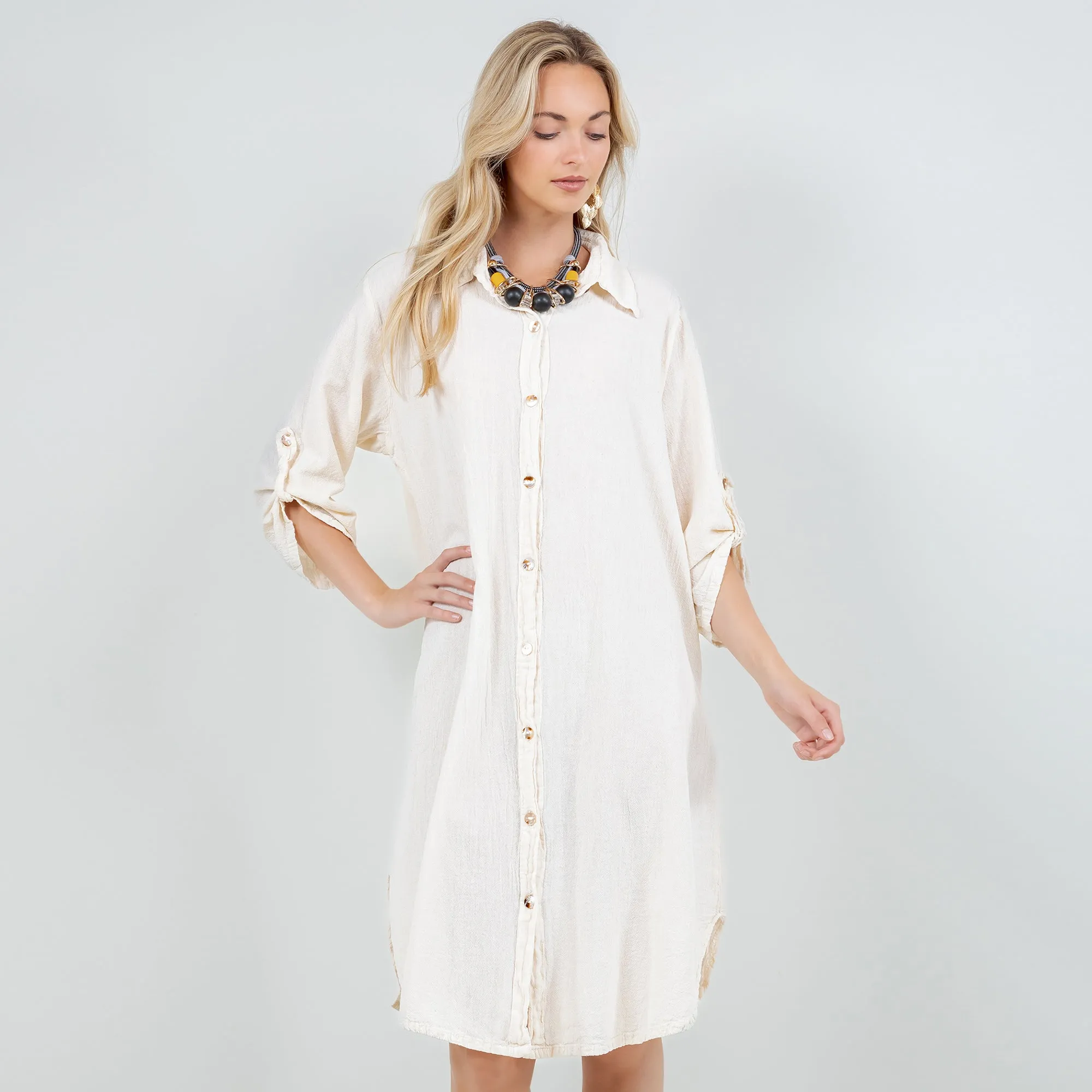 Chris Tunic - 100% Cotton Gauze,Women Wear