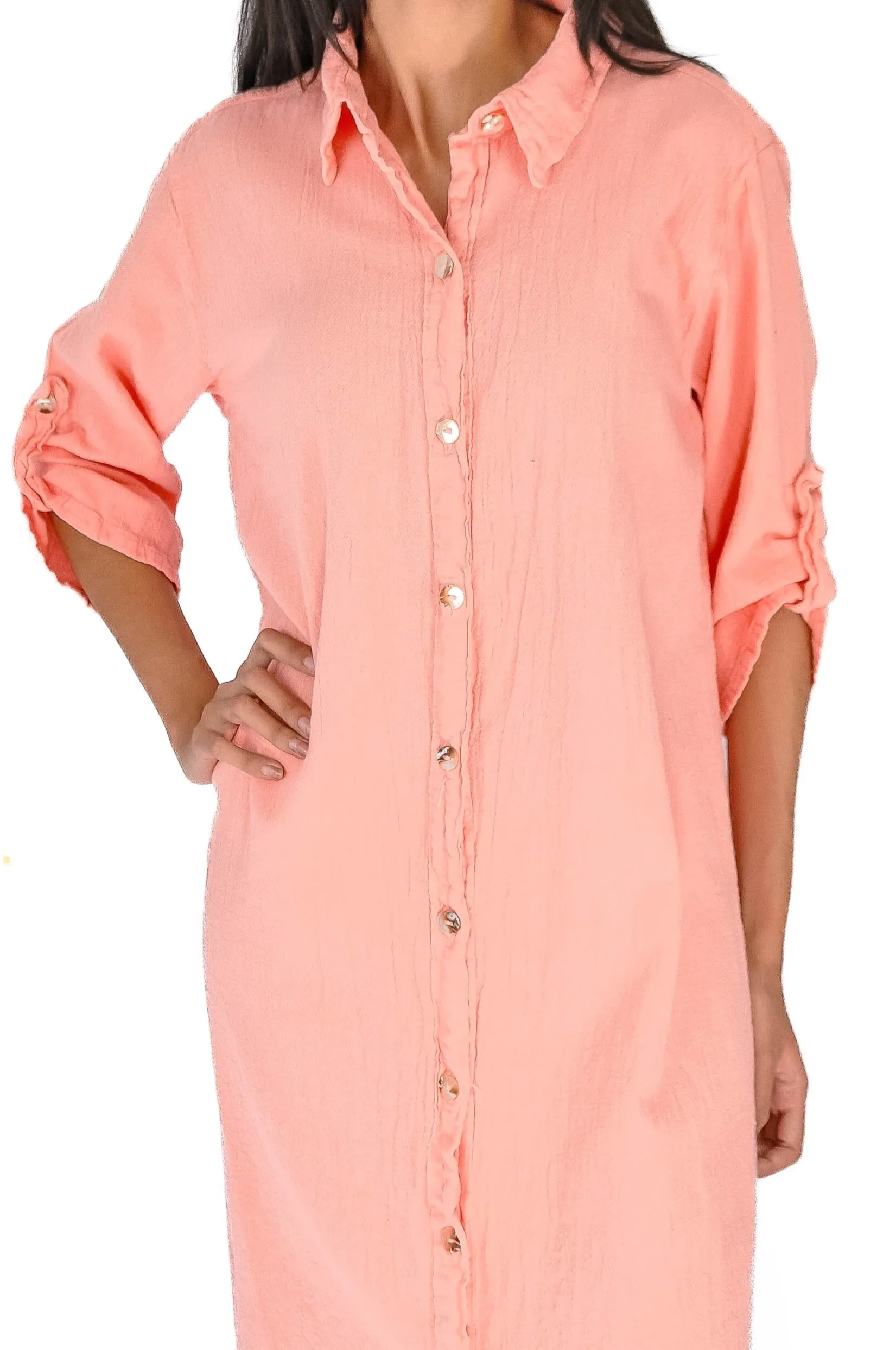 Chris Tunic - 100% Cotton Gauze,Women Wear