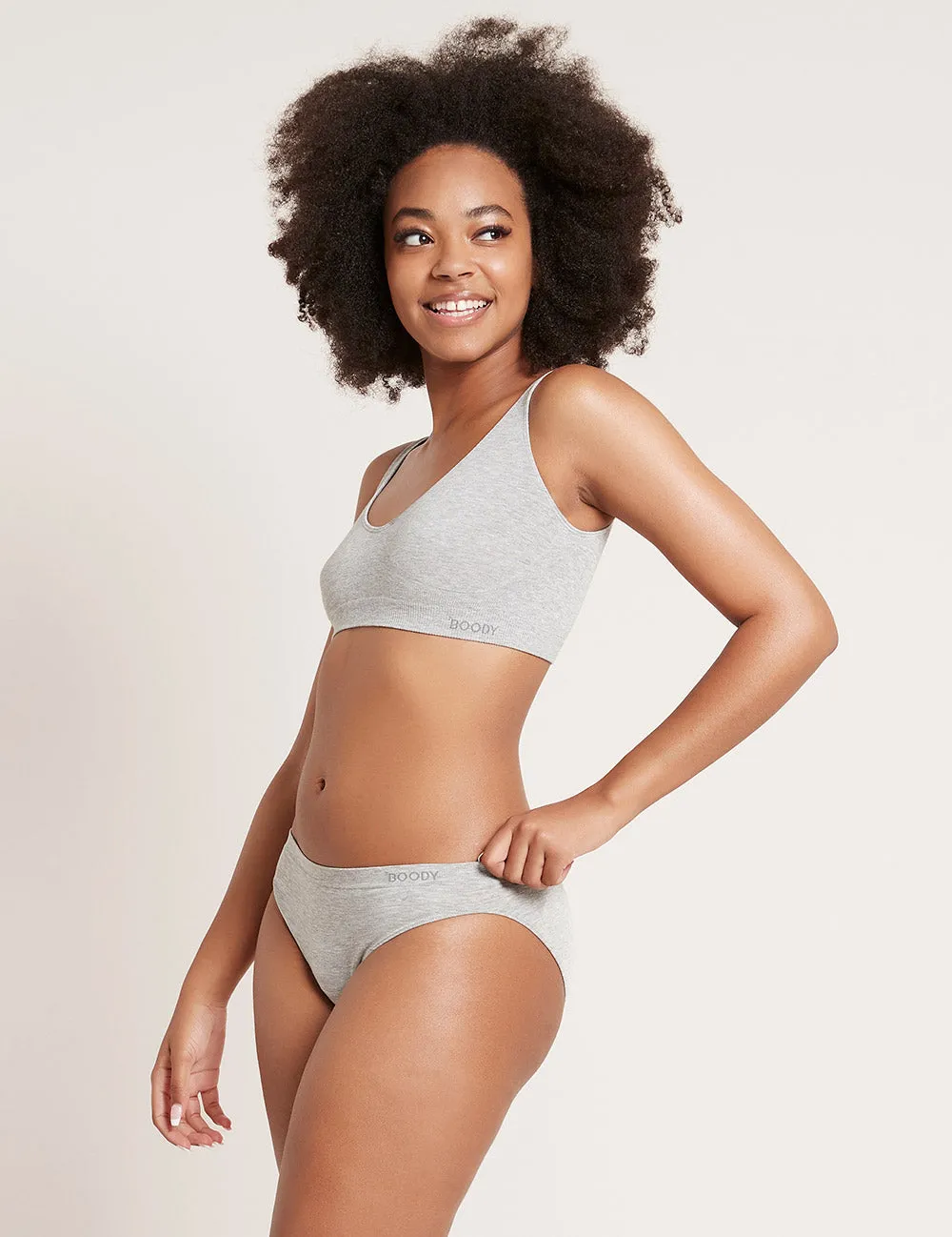 Classic Bikini - Light Grey Marl,Women Wear