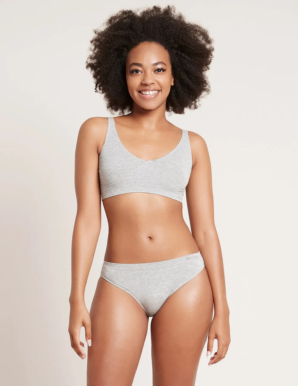 Classic Bikini - Light Grey Marl,Women Wear