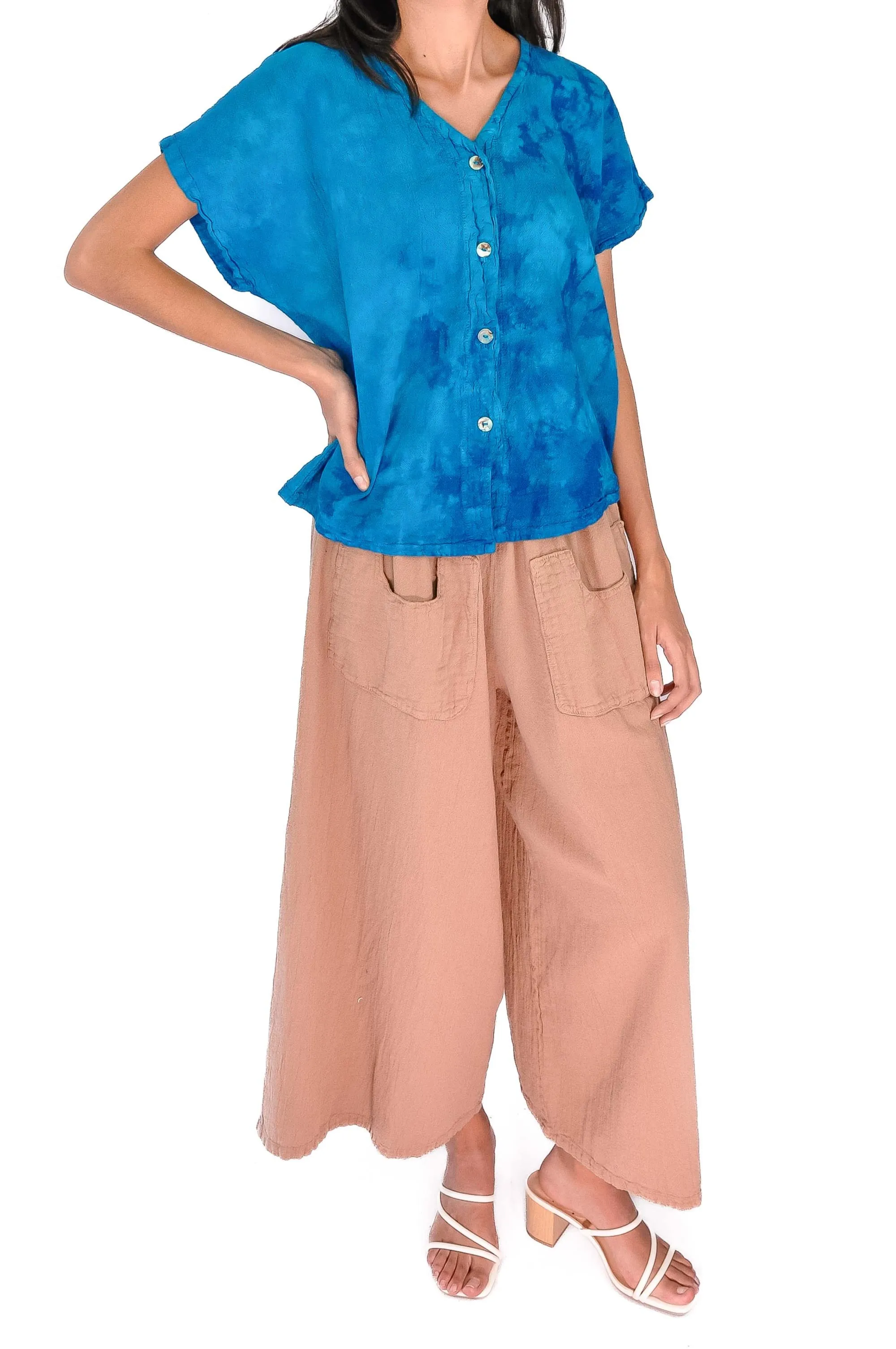Constance Top -100% Cotton Gauze -  New Colors!,Women Wear