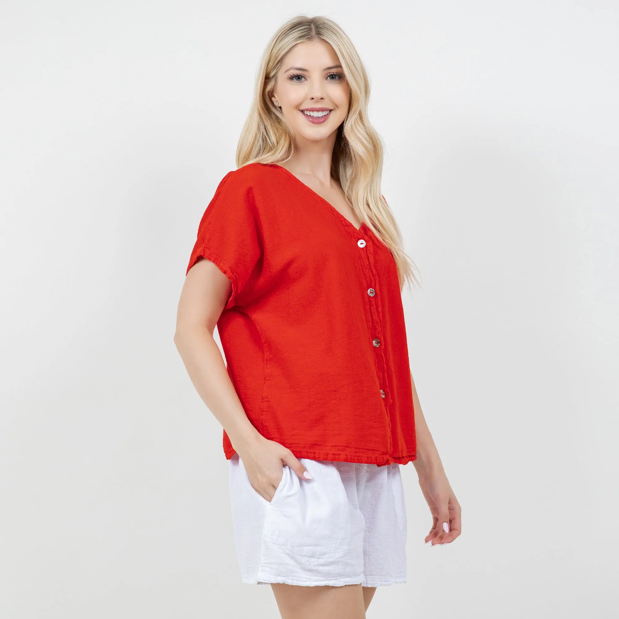 Constance Top -100% Cotton Gauze -  New Colors!,Women Wear