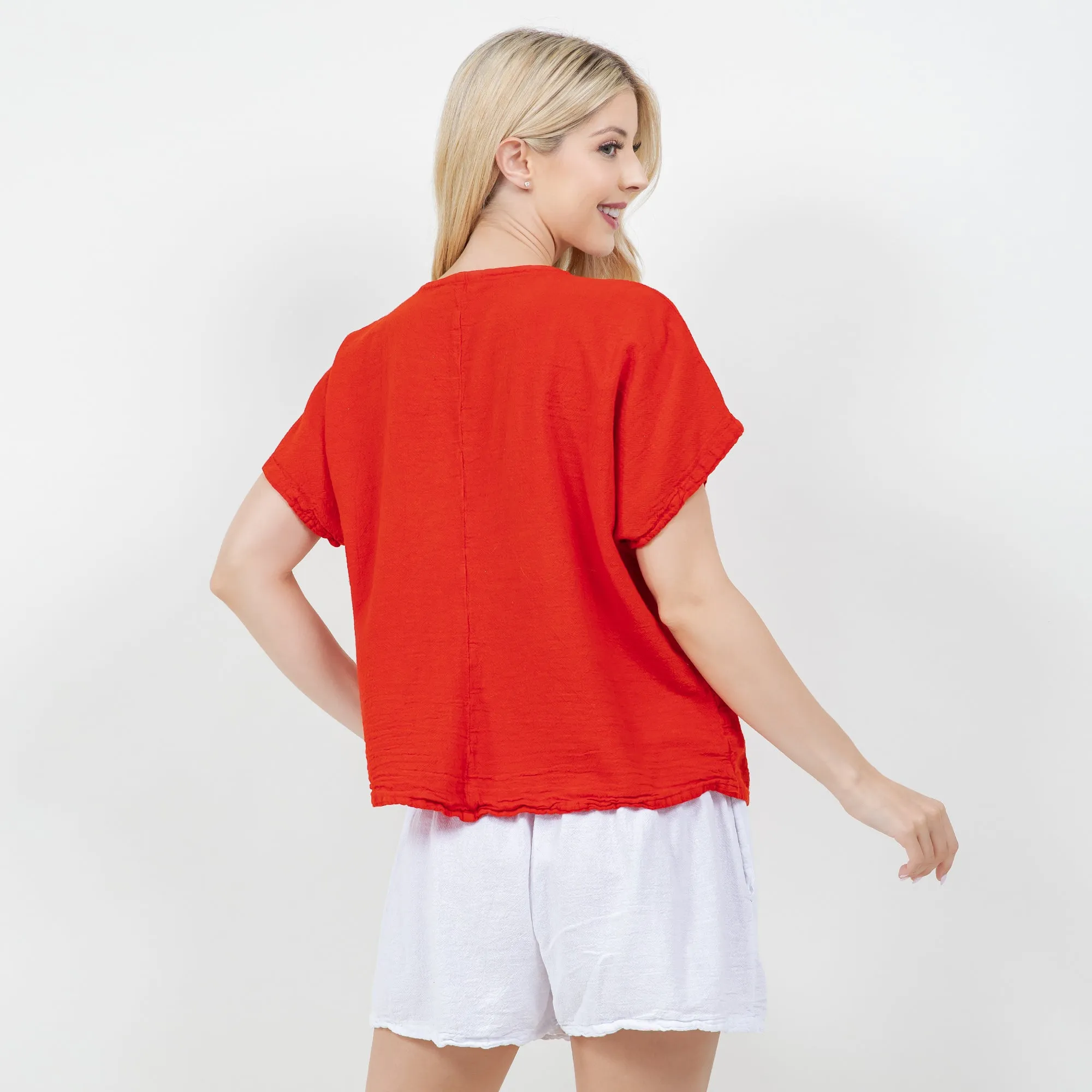 Constance Top -100% Cotton Gauze -  New Colors!,Women Wear