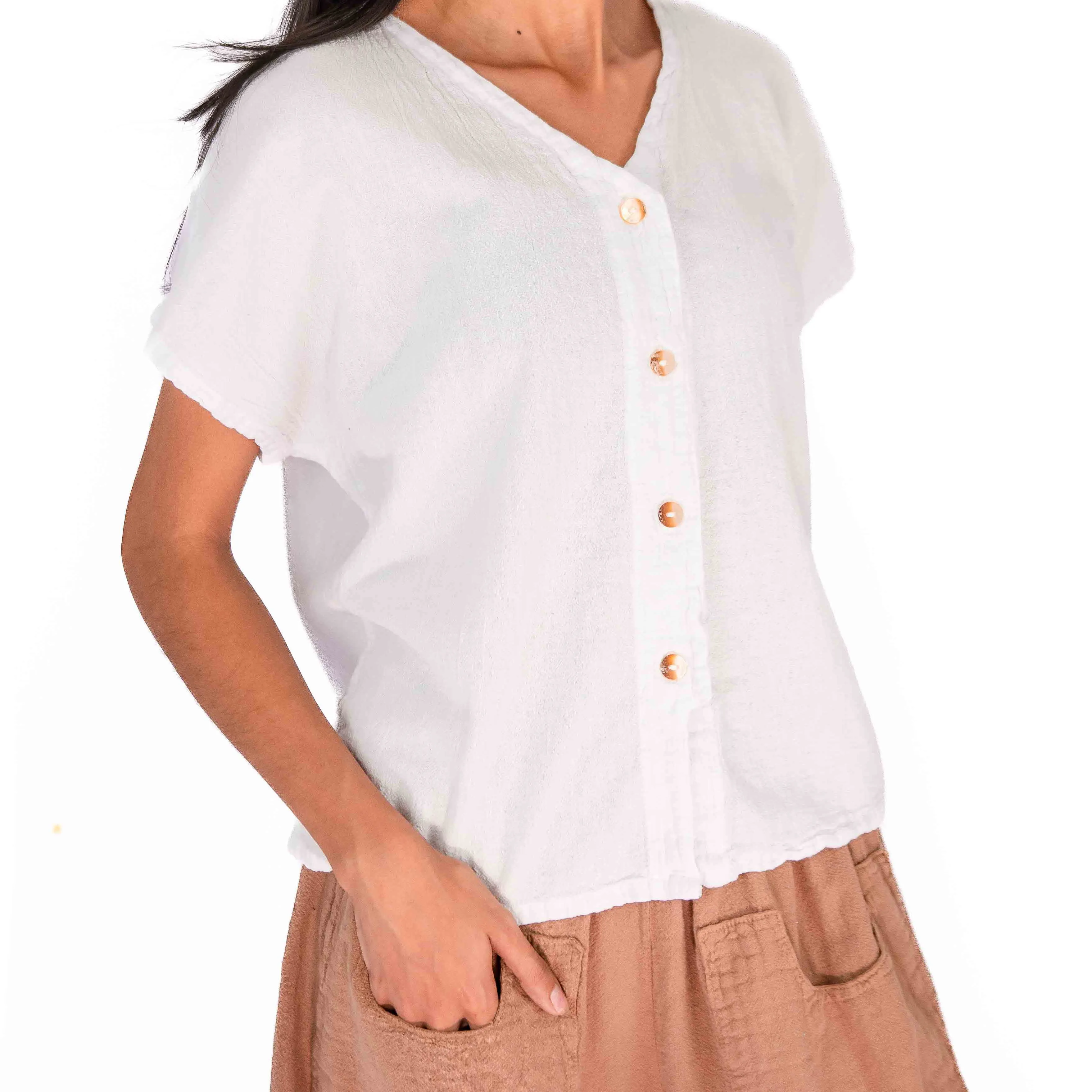 Constance Top -100% Cotton Gauze -  New Colors!,Women Wear