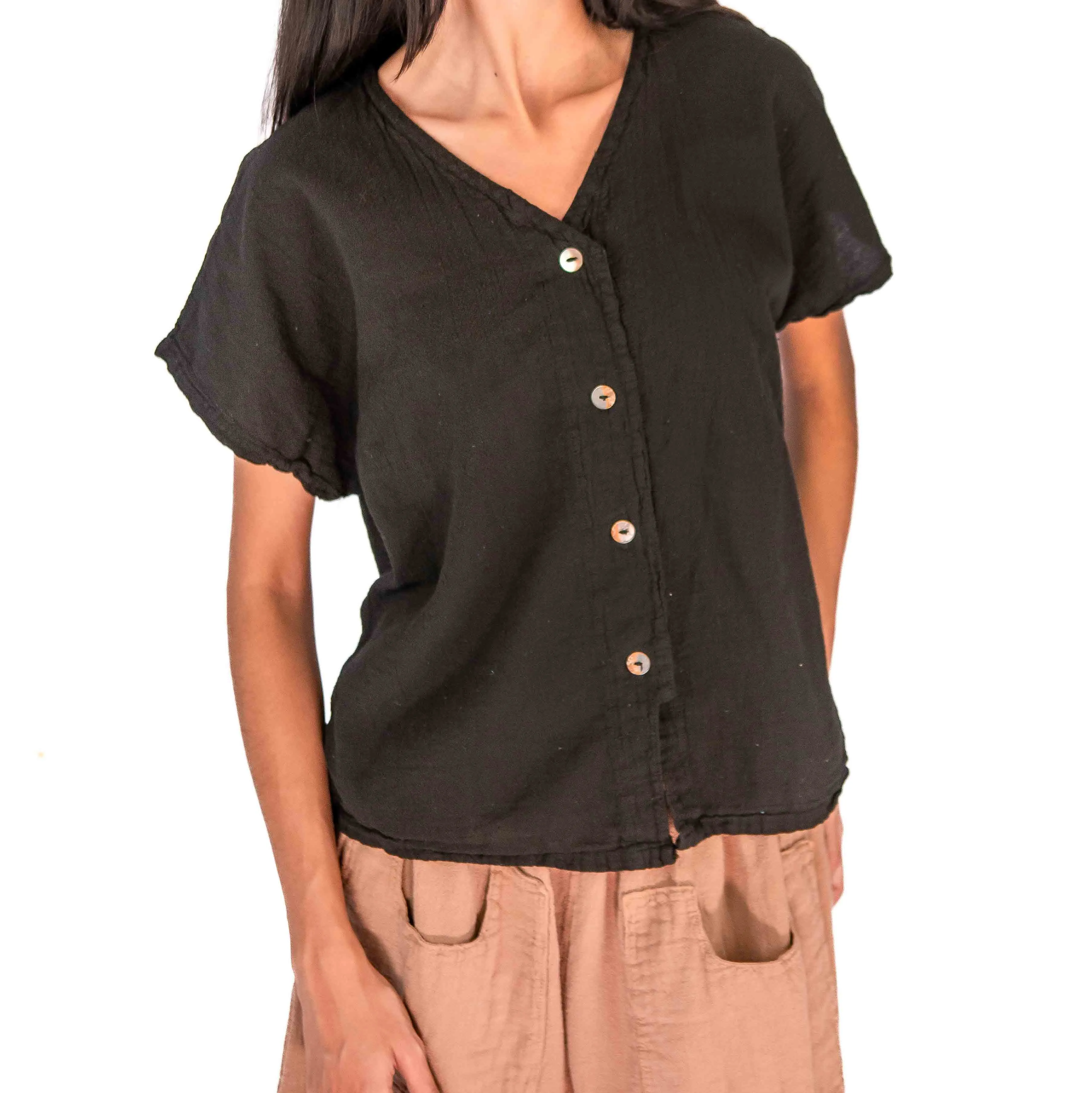 Constance Top -100% Cotton Gauze -  New Colors!,Women Wear