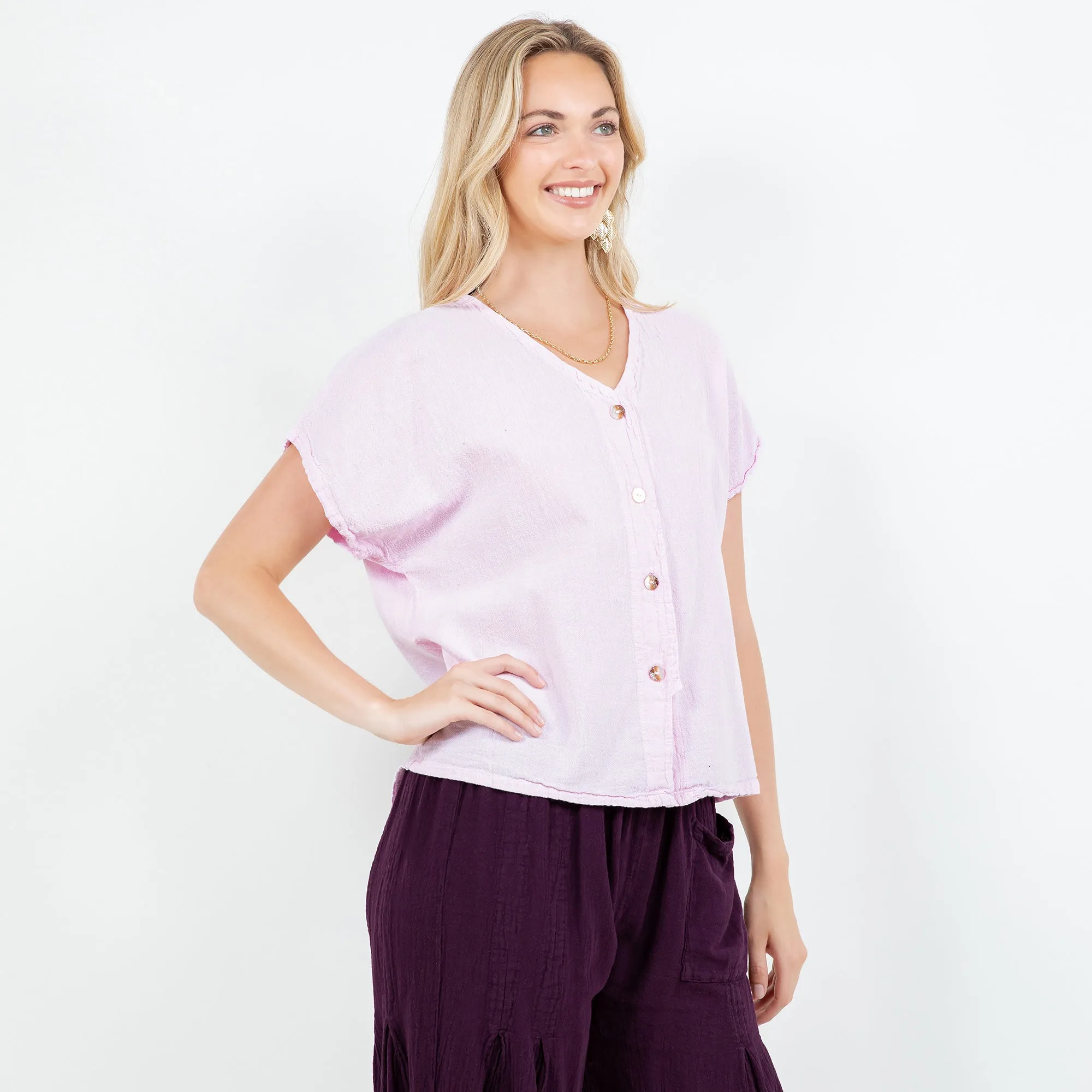 Constance Top -100% Cotton Gauze -  New Colors!,Women Wear