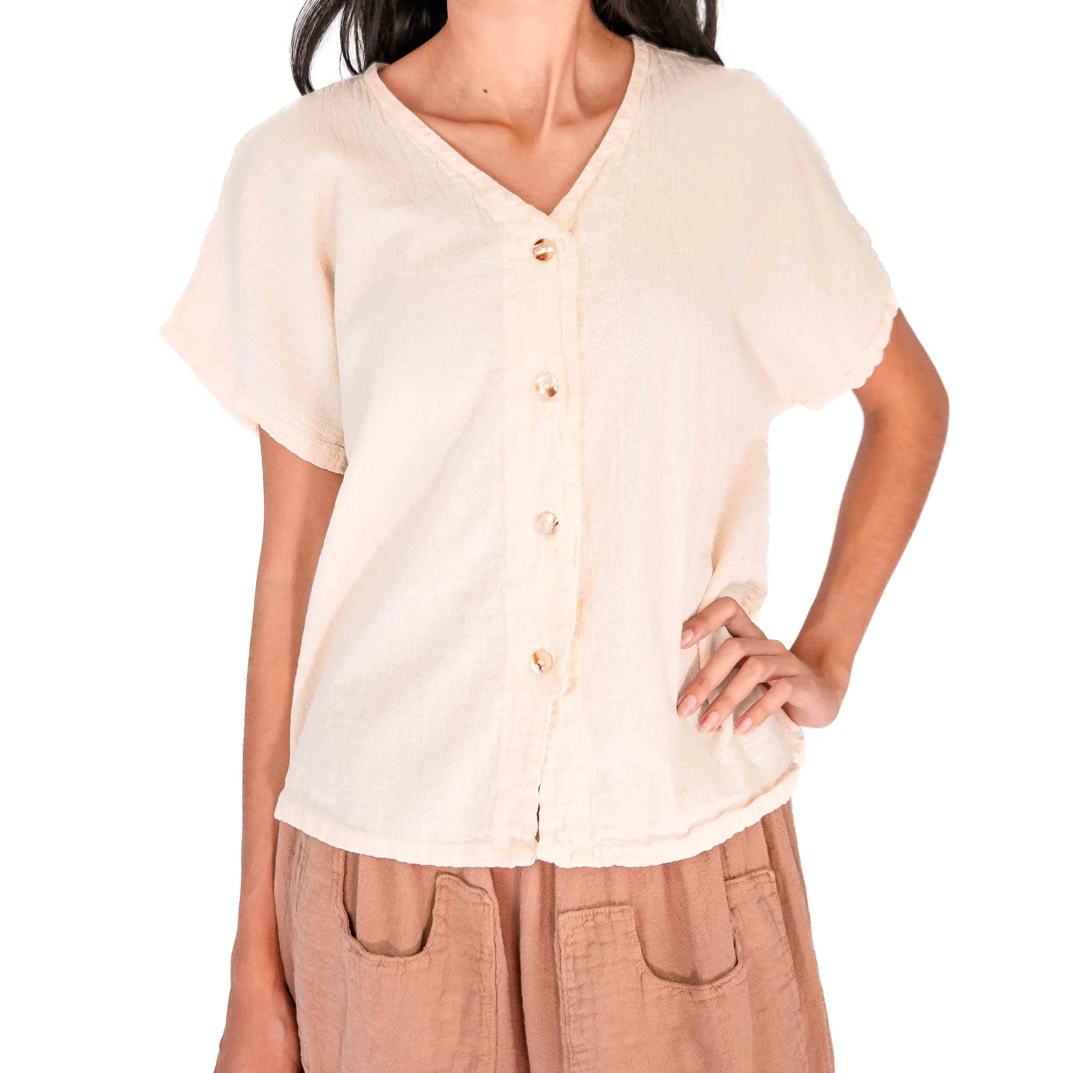 Constance Top -100% Cotton Gauze -  New Colors!,Women Wear