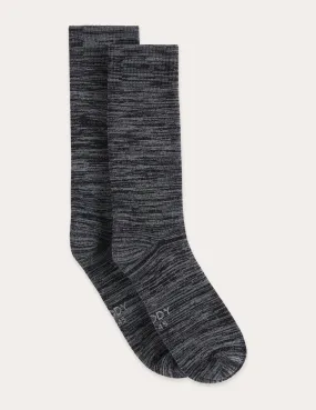 Crew Boot Socks - Dark Grey Marl,Men Socks
