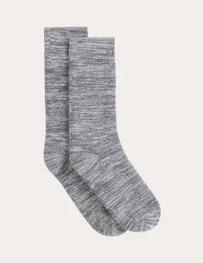 Crew Boot Socks - Grey Marl,Women Socks