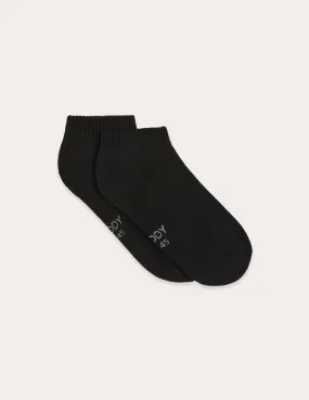 Cushioned Ankle Socks - Black,Men Socks