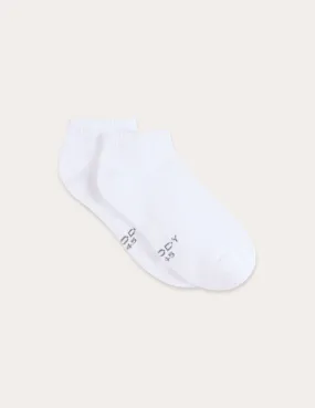 Cushioned Ankle Socks - White,Men Socks
