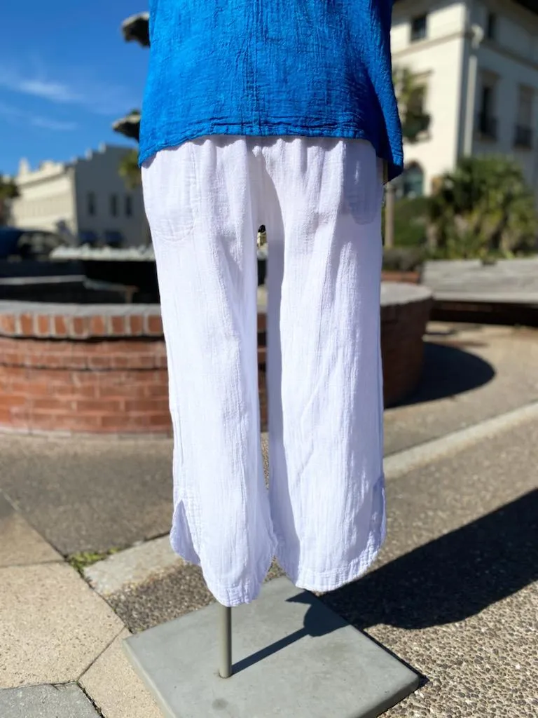 Deloris Pants 100% Cotton Gauze- With Pockets!,Women Wear