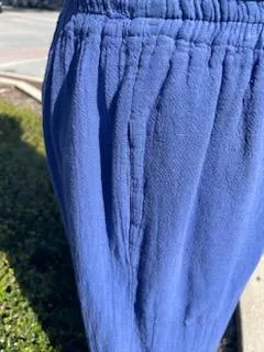 Deloris Pants 100% Cotton Gauze- With Pockets!,Women Wear