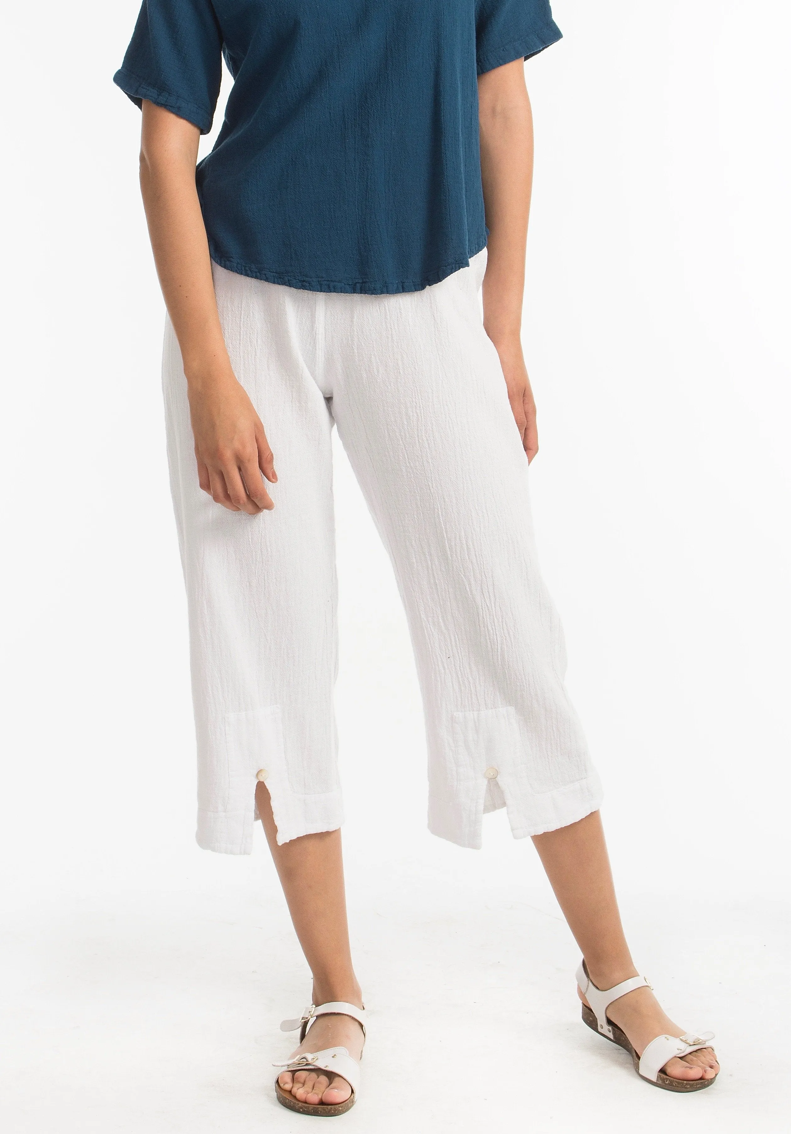 Denver Capri 100% Cotton Gauze,Women Wear