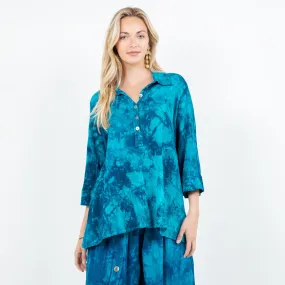 Drea Collared Shirt 100% Cotton Gauze,Women Wear
