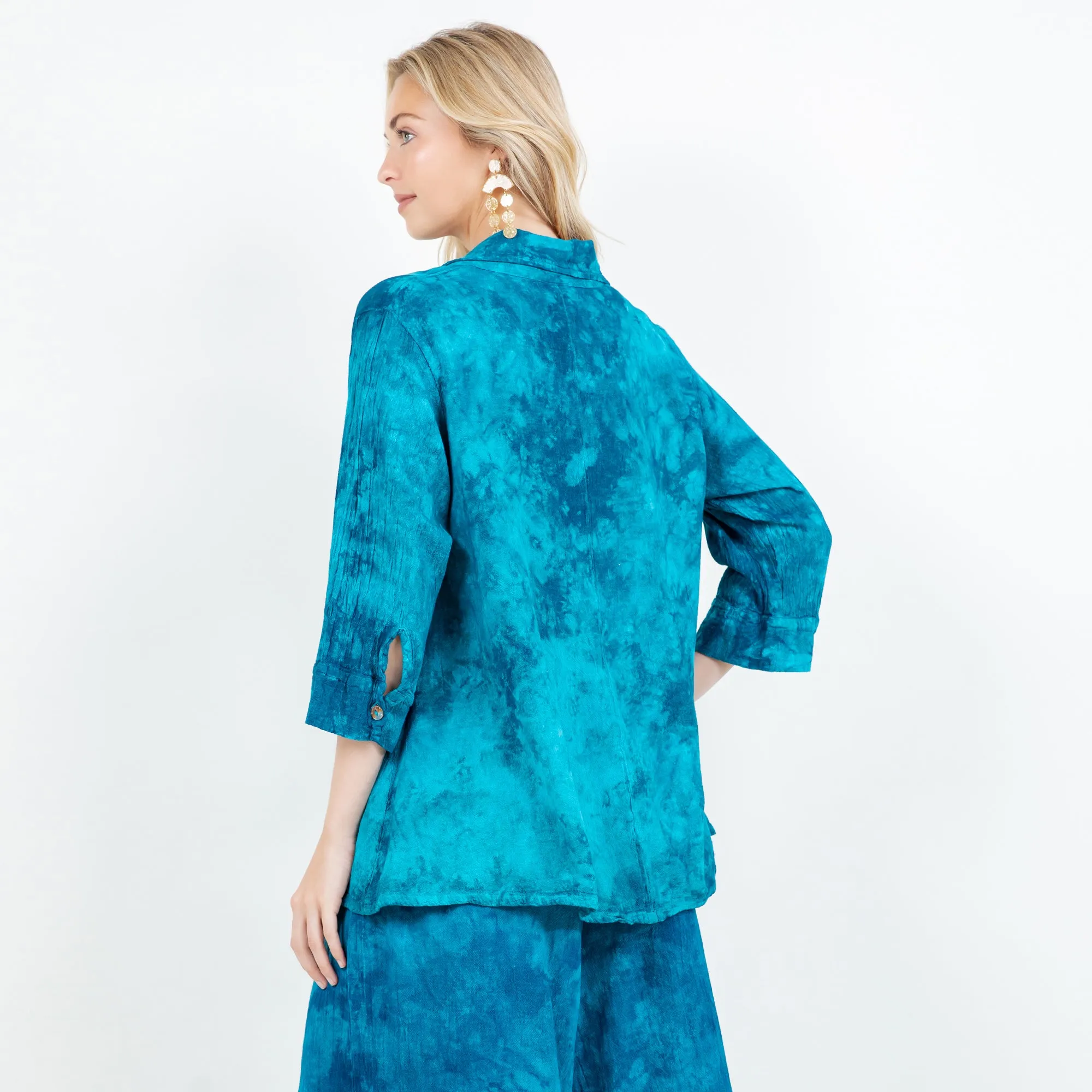Drea Collared Shirt 100% Cotton Gauze,Women Wear