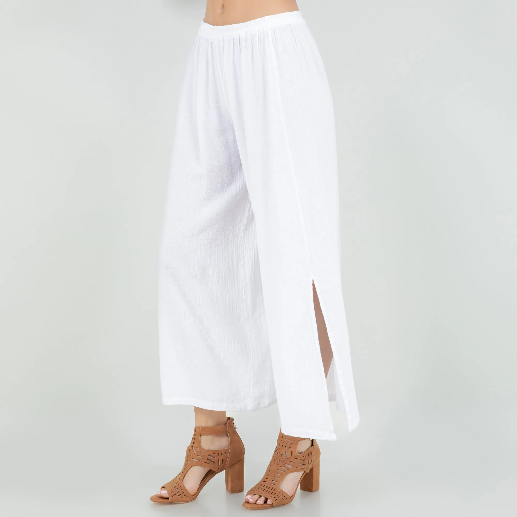 Emma 100% Gorgeous Flow! Cotton Gauze Pants,Women Wear