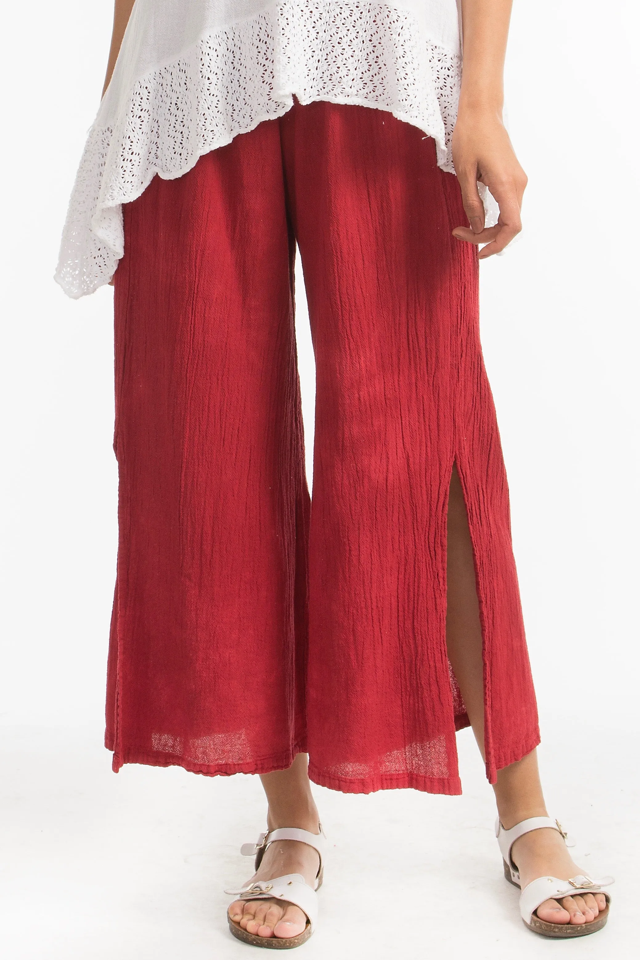 Emma 100% Gorgeous Flow! Cotton Gauze Pants,Women Wear