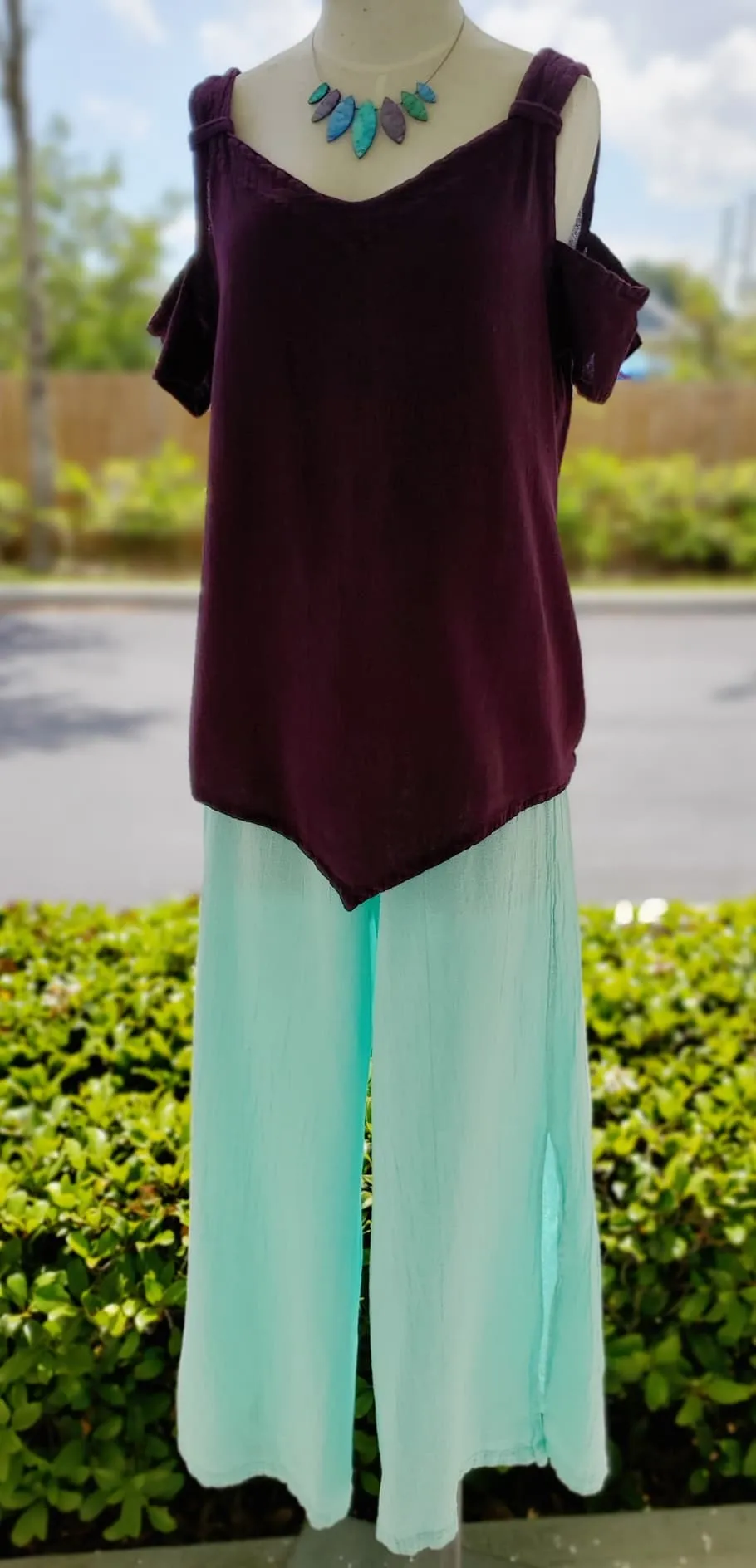 Emma 100% Gorgeous Flow! Cotton Gauze Pants,Women Wear
