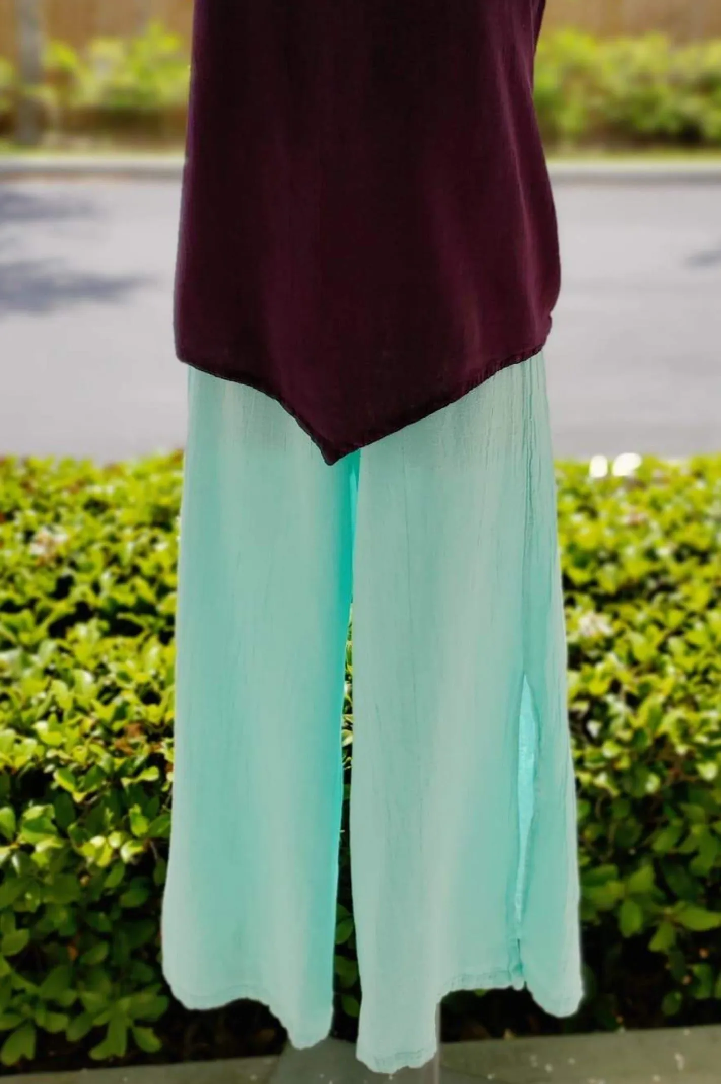 Emma 100% Gorgeous Flow! Cotton Gauze Pants,Women Wear