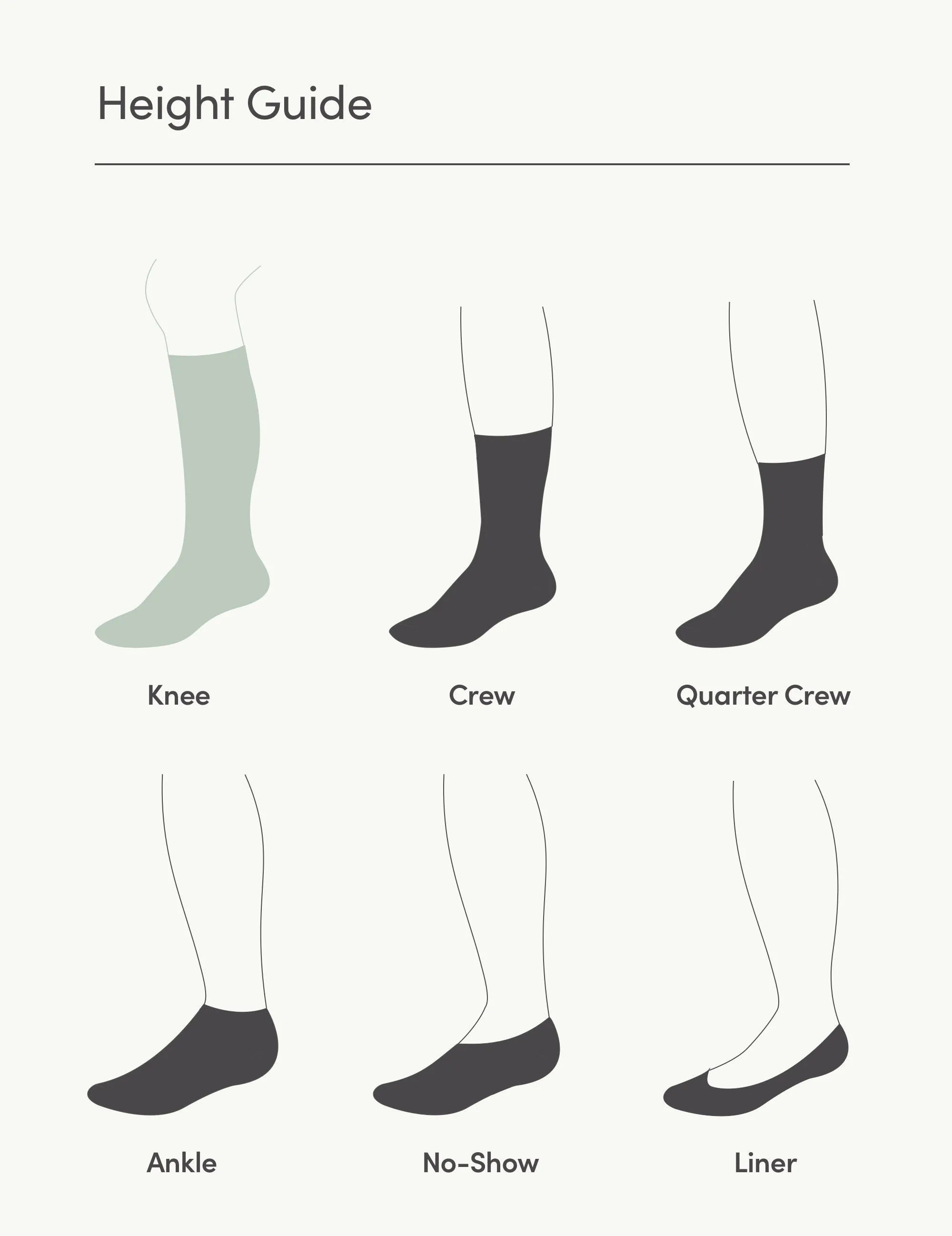Everyday Knee High Socks - Black,Women Socks