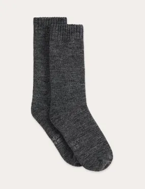 Extra Thick Workboot Socks - Black/Grey Space Dye,Men Socks