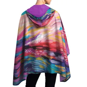 Fine Art RainCaper - EttaVee "Brush Strokes 90",Women Wear