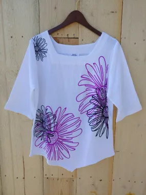 Floral Abstract 100% Cotton Gauze,Women Wear