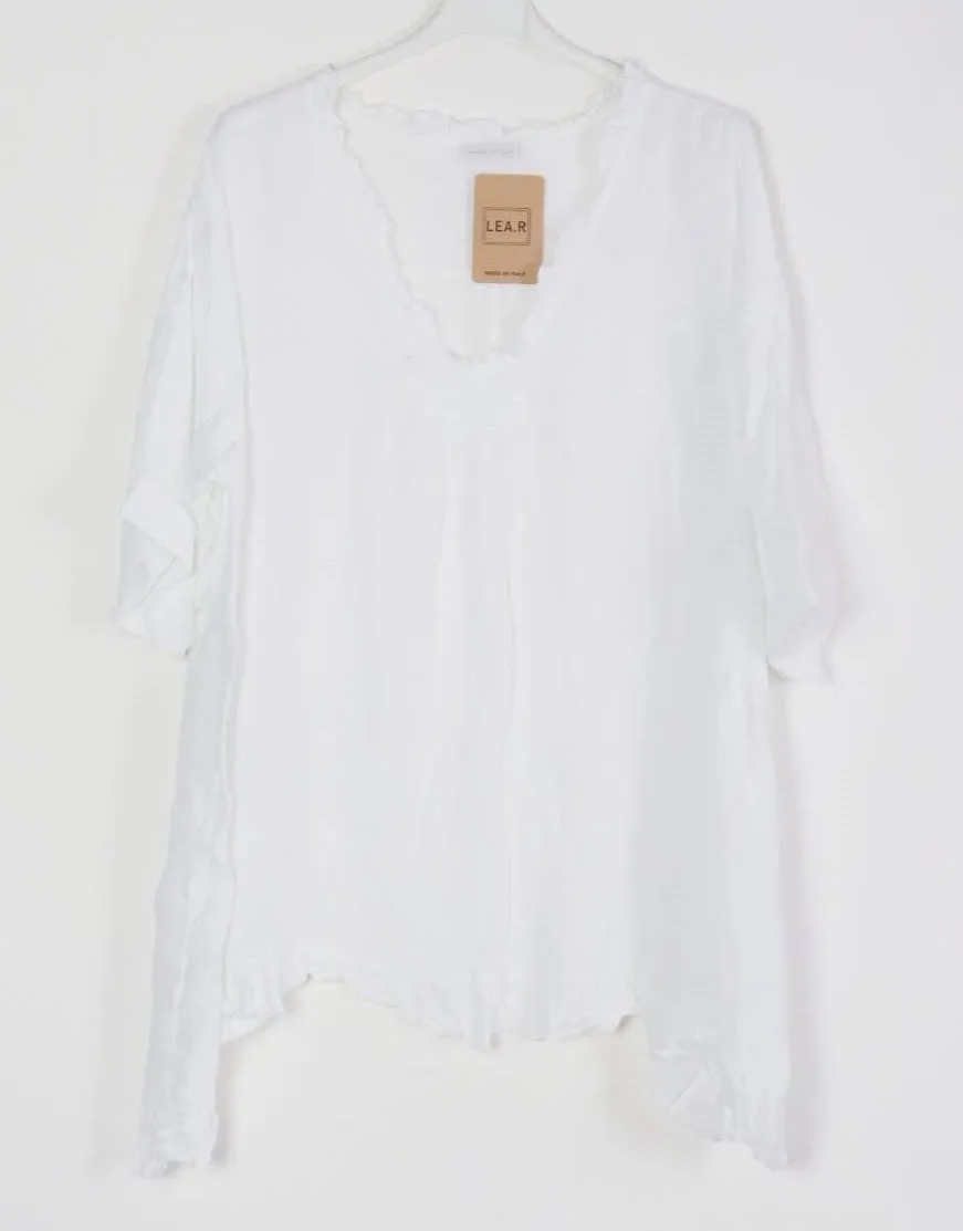 Flowing Linen Tunic 10768,Women Wear