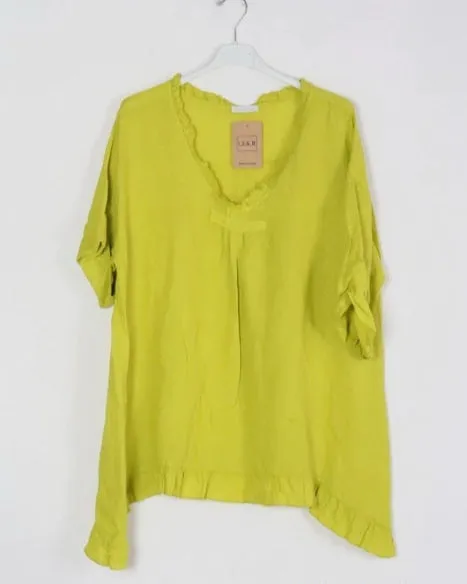 Flowing Linen Tunic 10768,Women Wear