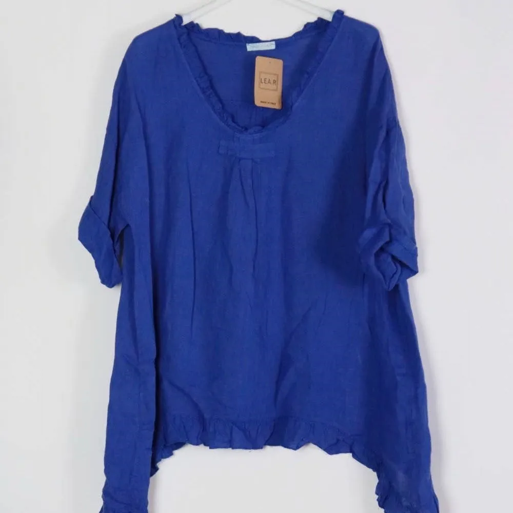 Flowing Linen Tunic 10768,Women Wear