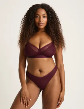 FreeMesh Full Bust Wireless Bra - Fig,Women Wear