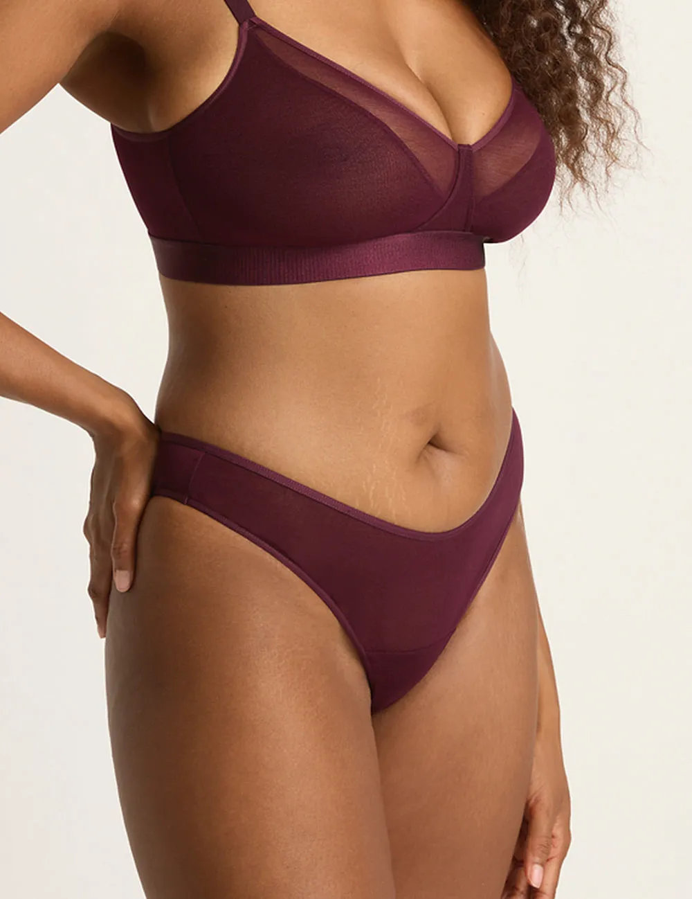 FreeMesh G-String - Fig,Women Wear