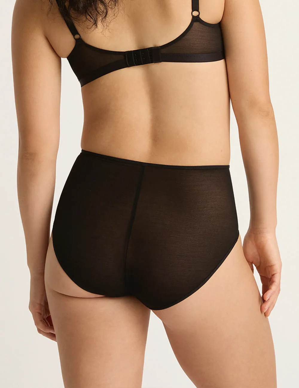 FreeMesh High-Cut Full Brief - Black,Women Wear