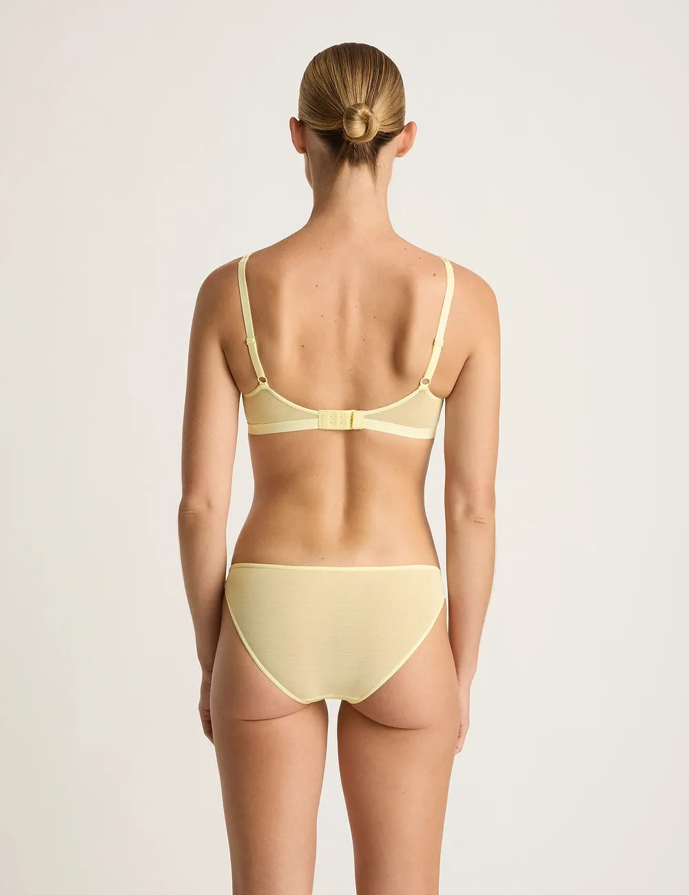 FreeMesh Triangle Bralette - Lemon,Women Wear