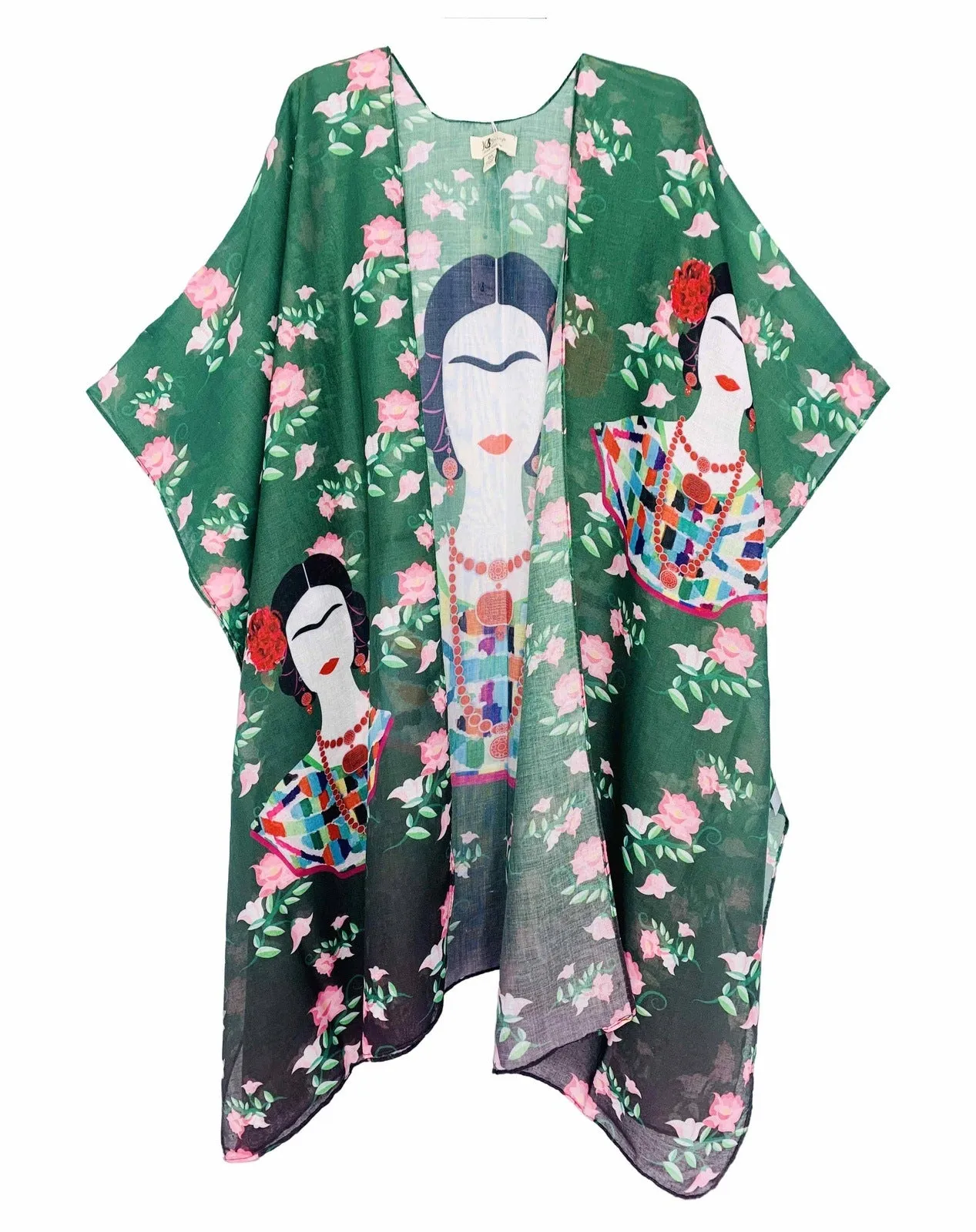 Frida Kahlo Art Kimono,Women Wear