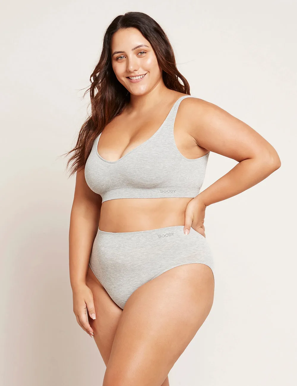 Full Briefs - Light Grey Marl,Women Wear