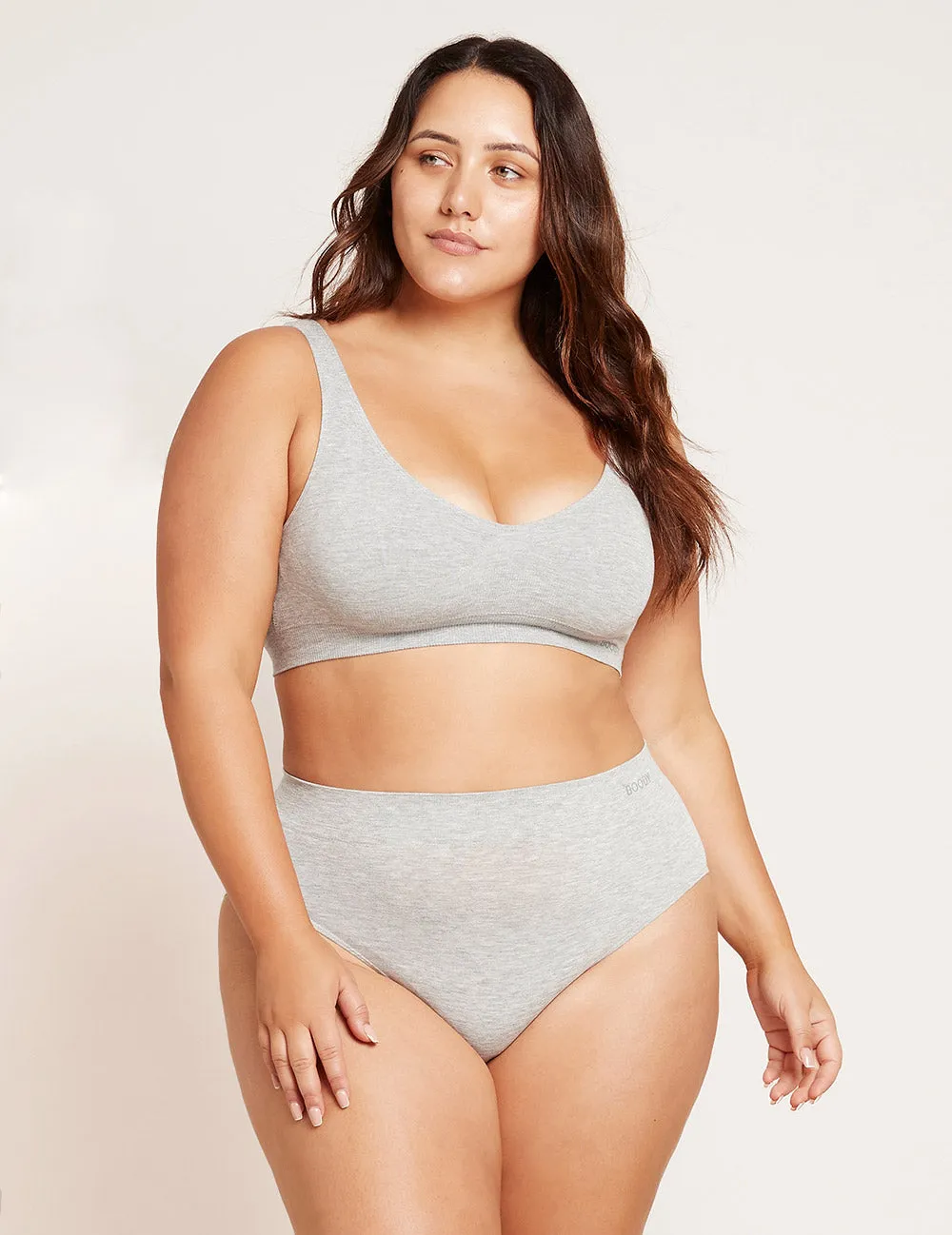 Full Briefs - Light Grey Marl,Women Wear