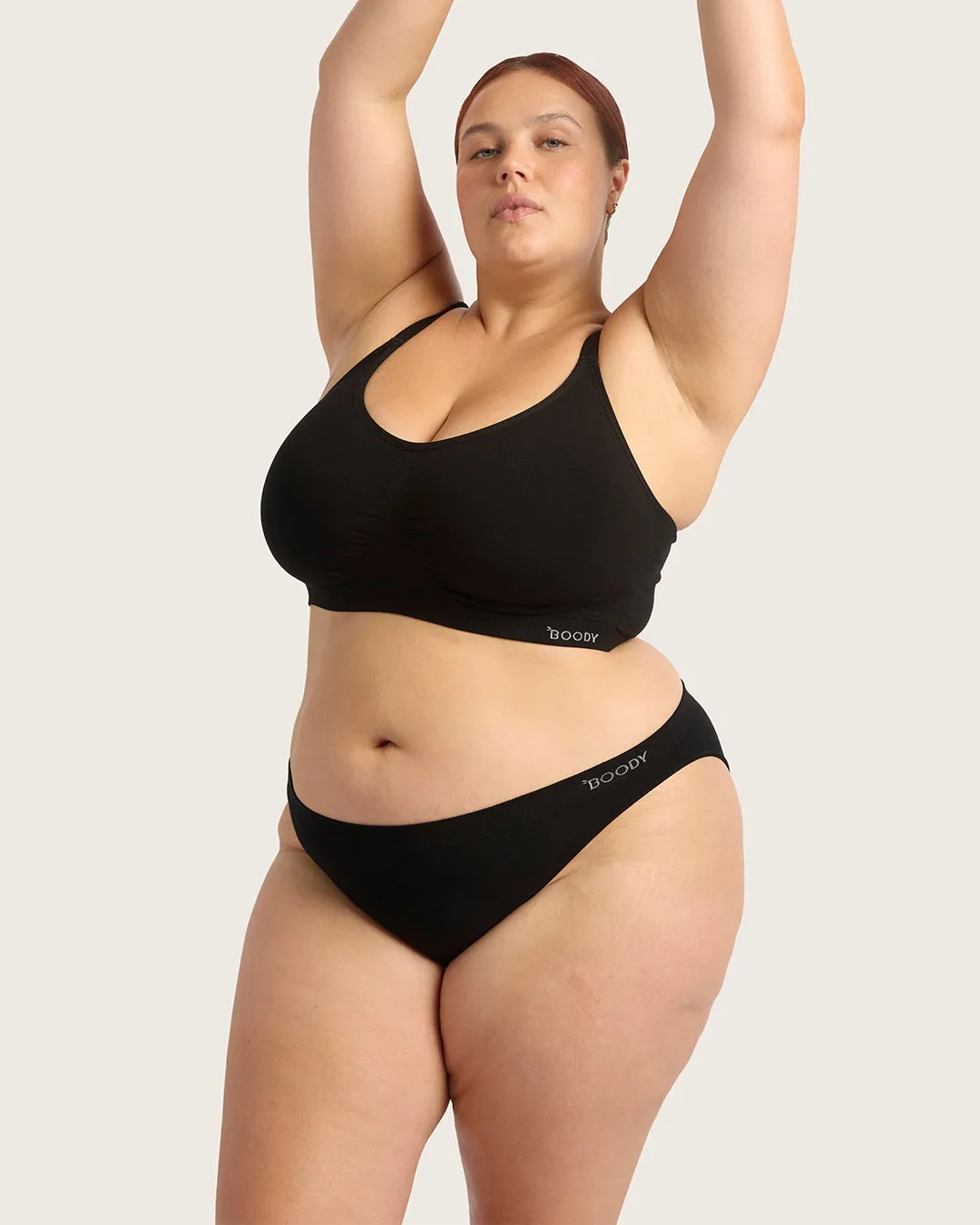 Full Bust Wireless Bra - Black,Women Wear