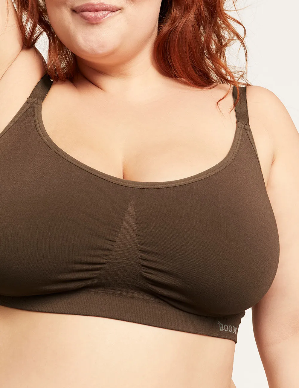 Full Bust Wireless Bra - Clove,Women Wear